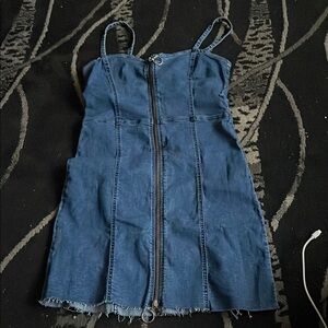 Zara Blue Denim Dress